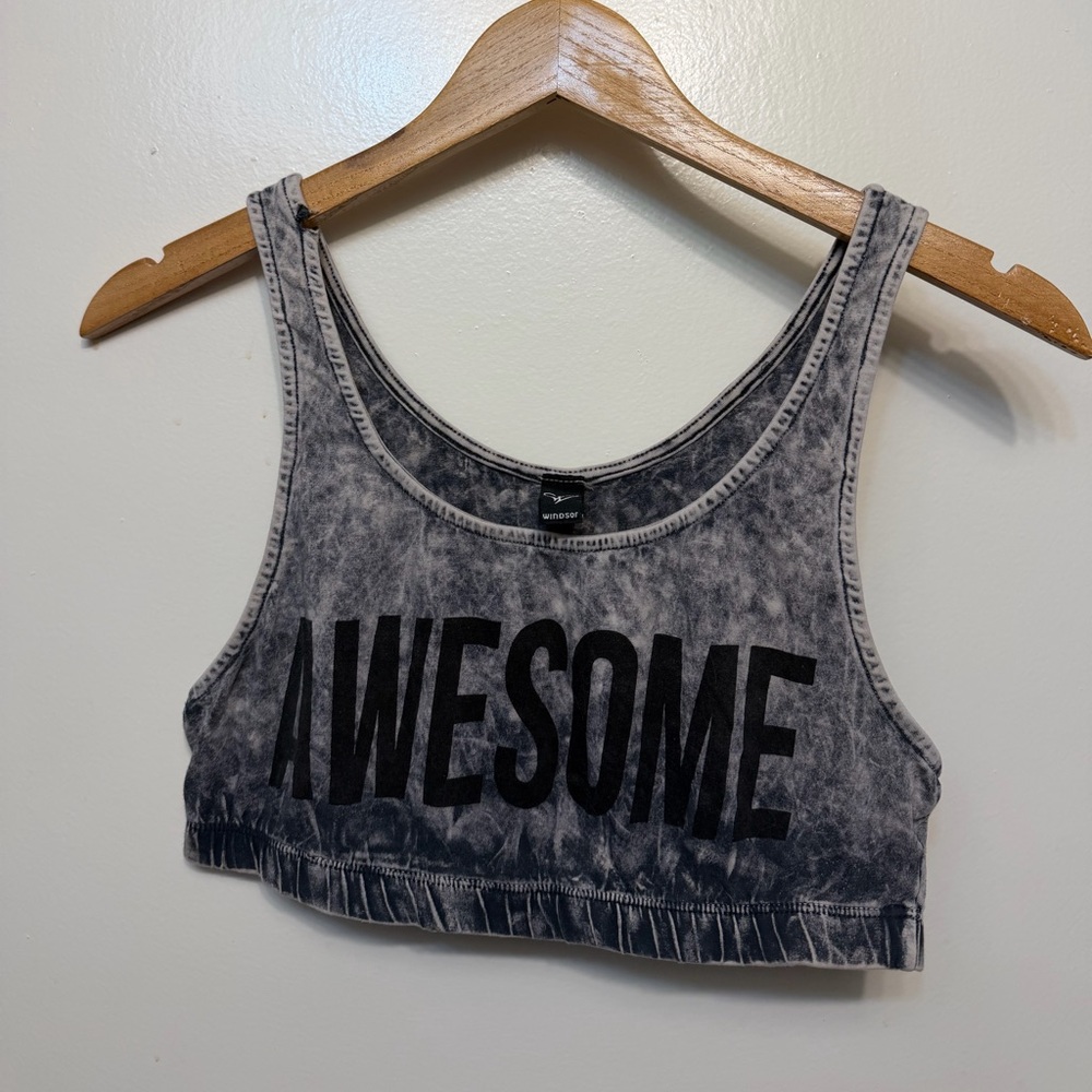 Windsor Gray 'Awesome' Bra Top